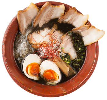 黒味噌ラーメンDX